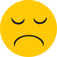 Emoticono cara de  Tristesa