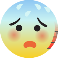 Emoticono cara de febre